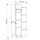 Comodă SOLEY 2 uși 62 x 156 cm, Opțiuni culoare - Maroom