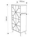 Comodă DORA 4 uși 63 x 136 cm - Maroom