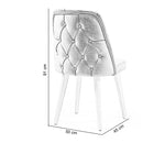 Scaun ELEGANTE-NV, Lemn masiv, Opţiuni culoare - Maroom