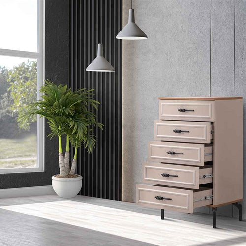 Comodă ORBIT 5 sertare 65 x 116 cm - Maroom