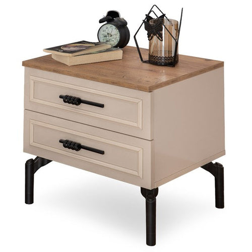 Noptieră ORBIT 2 sertare 54 x 54 cm - Maroom