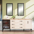 Comodă ORBIT cu oglindă 2 uși 3 sertare 190 x 81 cm - Maroom