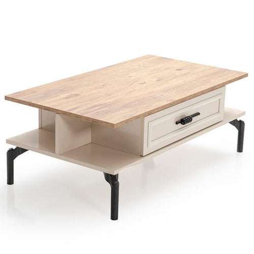 Masă cafea ORBIT 2 sertare 106 x 60 cm - Maroom