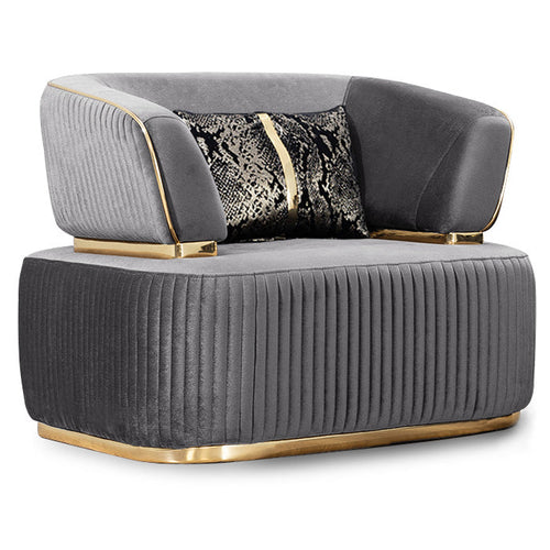 Fotoliu DORE, material:  țesătură , picioarelor;Metal