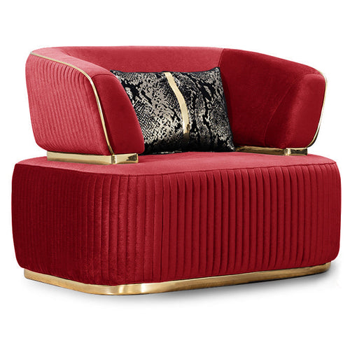 Fotoliu DORE, material:  țesătură , picioarelor;Metal