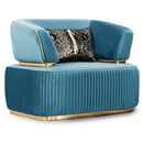 Fotoliu DORE, material:  țesătură , picioarelor;Metal