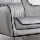 Fotoliu MAGNUM 82 cm, material: Catifea, picioarelor: Metal sau lemn  , detalie