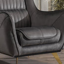 Fotoliu MAGNUM 82 cm, material: Catifea, picioarelor: Metal sau lemn   , detalie