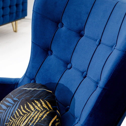 Fotoliu SEMENTA Gold 74 cm, Easy clean, Opțiuni culoare