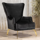 Fotoliu BUTTERFLY, material:Catifea,  picioarelor: Metal 