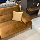 Canapea extensibilă GALAXY , Tip material:&nbsp;Catifea exclusivă, Tipul picioarelor: Lemn , detalie 