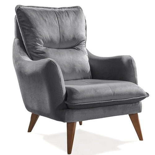 Fotoliu extensibilă GALAXY , Tip material:&nbsp;Catifea exclusivă, Tipul picioarelor: Lemn