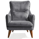 Fotoliu extensibilă GALAXY , Tip material:&nbsp;Catifea exclusivă, Tipul picioarelor: Lemn