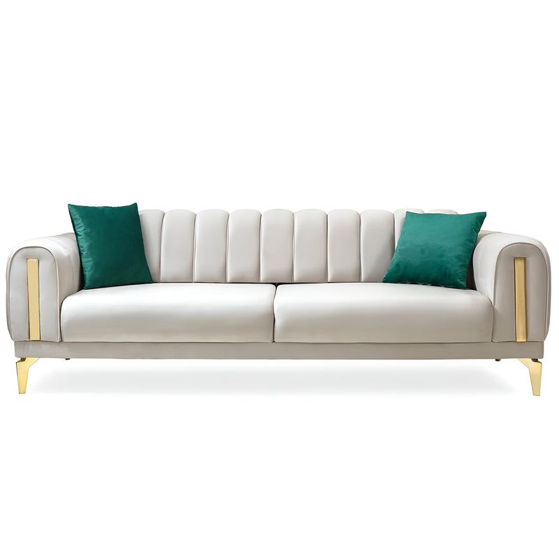 Canapea extensibilă 3 locuri EMERALD 225 cm, Easy clean, Opțiuni culoare