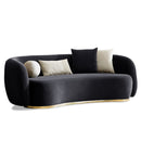 Canapea MUFFIN-MR, Opțiuni culoare, Material : Catifea  Picior&nbsp : Metal Argintiu, Pernă Pentru Spate : Burete moale