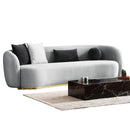 Canapea MUFFIN-MR, Opțiuni culoare, Material : Catifea  Picior&nbsp : Metal Argintiu, Pernă Pentru Spate : Burete moale