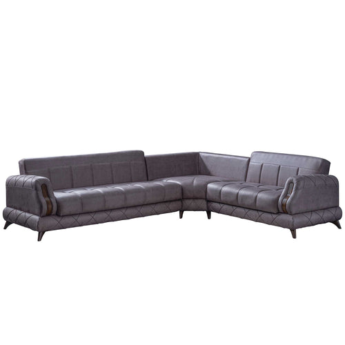 Colțar Extensibil PRINCE 3+2 locuri , Tip material: Stofă exclusivă, Tipul picioarelor:Lemn