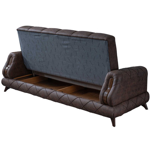 Canapea extensibilă PRINCE, Tipul picioarelor: Lemn, extensibila detalie 