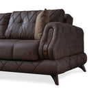 Canapea extensibilă PRINCE, Tipul picioarelor: Lemn, detalie