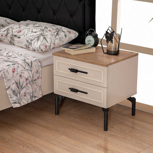 Noptieră ORBIT 2 sertare 54 x 54 cm - Maroom