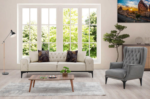 Canapea extensibilă 3 locuri LOTUS 220 cm, Easy clean, Opțiuni culoare