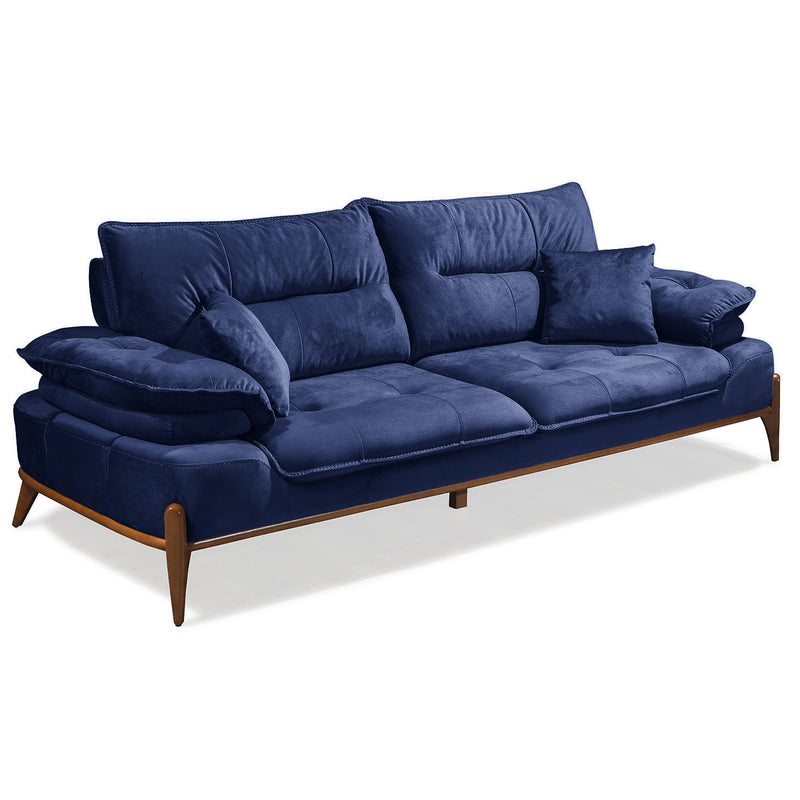 Canapea extensibilă 3 locuri EMERALD 225 cm, Easy clean, Opțiuni culoare