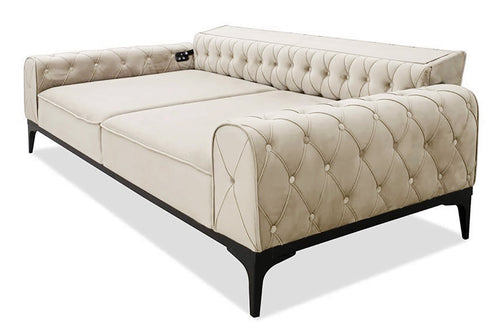 Canapea extensibilă 3 locuri LOTUS 220 cm, Easy clean, Opțiuni culoare