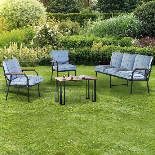 Canapea de grădină 3 locuri SIESTA cu perne, Opțiuni culoare