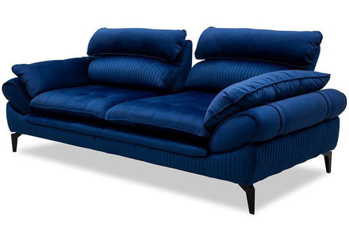 Canapea extensibilă 3 locuri MONREAL, Tip material:&nbsp;Catifea exclusivă, Tipul picioarelor: Poliuretan cu acoperire naturală foarte durabil, extensibila detalie