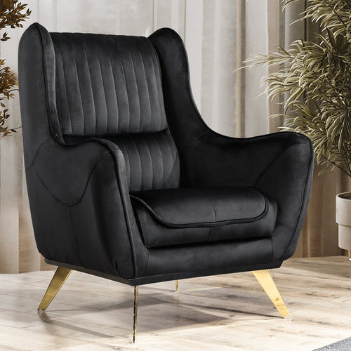 Fotoliu MAGNUM 82 cm, material: Catifea, picioarelor: Metal sau lemn