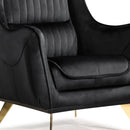 Fotoliu MAGNUM 82 cm, material: Catifea, picioarelor: Metal sau lemn   , detalie