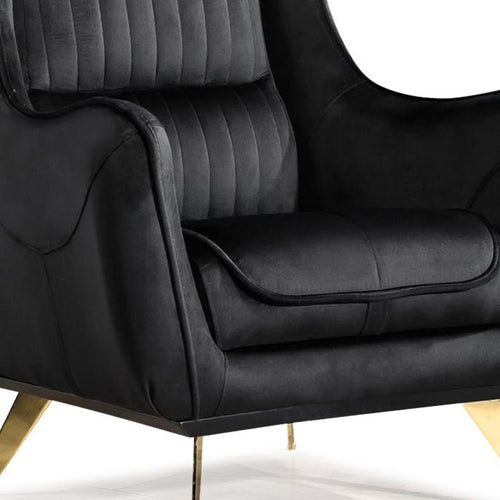 Fotoliu MAGNUM 82 cm, material: Catifea, picioarelor: Metal sau lemn   , detalie