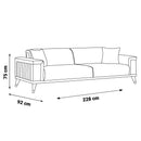 Canapea extensibilă AVENZA, Opțiuni culoare și dimensiune 