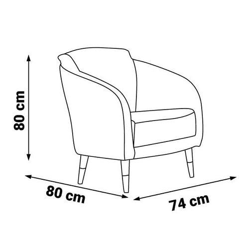 Fotoliu AVENZA lemn masiv 