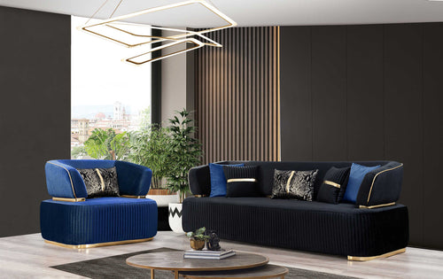 Fotoliu DORE, material:  țesătură , picioarelor;Metal , setul 1 canapea 1 fotoliu