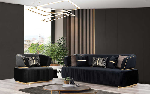 Fotoliu DORE, material:  țesătură , picioarelor;Metal , setul 1 canapea 1 fotoliu