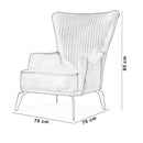 Fotoliu BUTTERFLY, Opțiuni culoare - Maroom