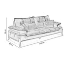 Canapea extensibilă GALAXY, Easy Clean, Opțiuni culoare - Maroom