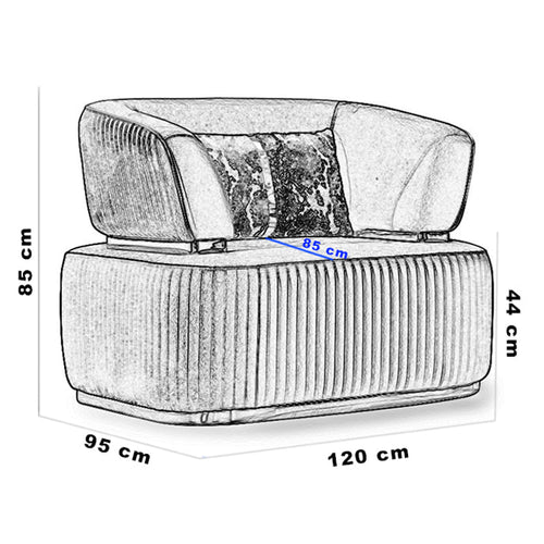 Fotoliu DORE, Opțiuni culoare - Maroom