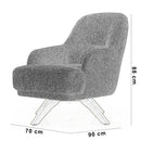 Fotoliu RONNY 70 cm - Maroom