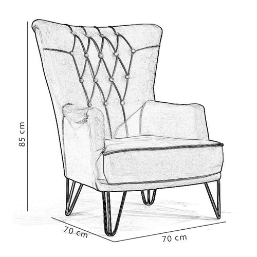 Fotoliu TOSCA, Opțiuni culoare - Maroom