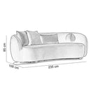 Canapea 3 locuri MUFFIN-MR, Opțiuni culoare - Maroom