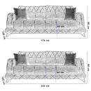 Canapea extensibilă PRINCE, Opțiuni dimensiune - Maroom