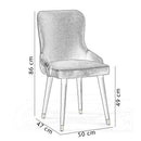 Scaun TANGO-MR, Lemn masiv, Opțiuni culoare - Maroom