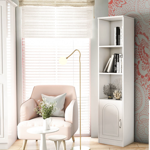 Bibliotecă JESSICA 1 ușa 3 rafturi 45 x 173 cm - Maroom