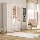 Bibliotecă JESSICA 1 ușa 3 rafturi 45 x 173 cm - Maroom