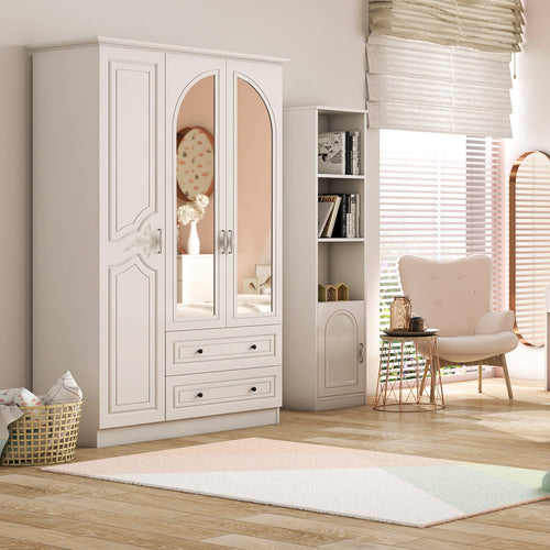 Bibliotecă JESSICA 1 ușa 3 rafturi 45 x 173 cm - Maroom