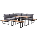 Set mobilier de grădină coltar MARISSA 240 x 240 cm, Opțiuni culoare