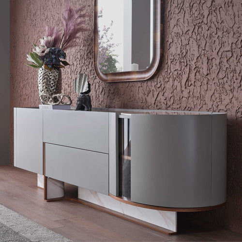 Comodă OTTO 2 uși 2 sertare 230 x 76 cm - Maroom