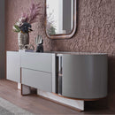 Comodă OTTO cu oglinda 2 uși 2 sertare 230 x 76 cm - Maroom